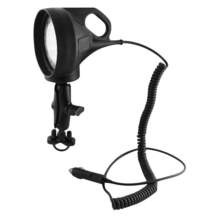 RAM Mounts LED Spotlight With Handlebar U-Bolt Base