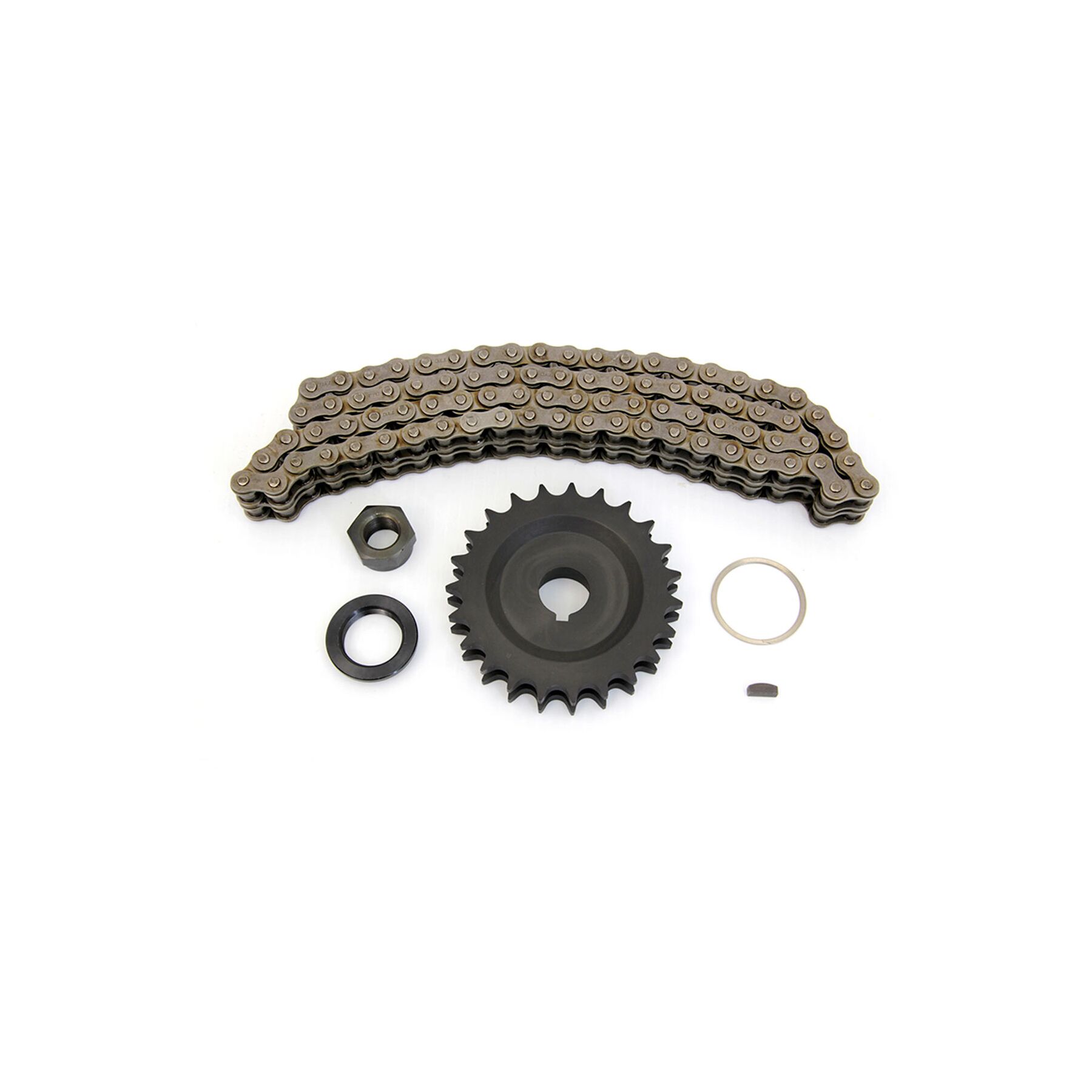 V-Twin Mfg. York Sprocket & 82 Chain Link Kit For Harley FL / EL / UL 