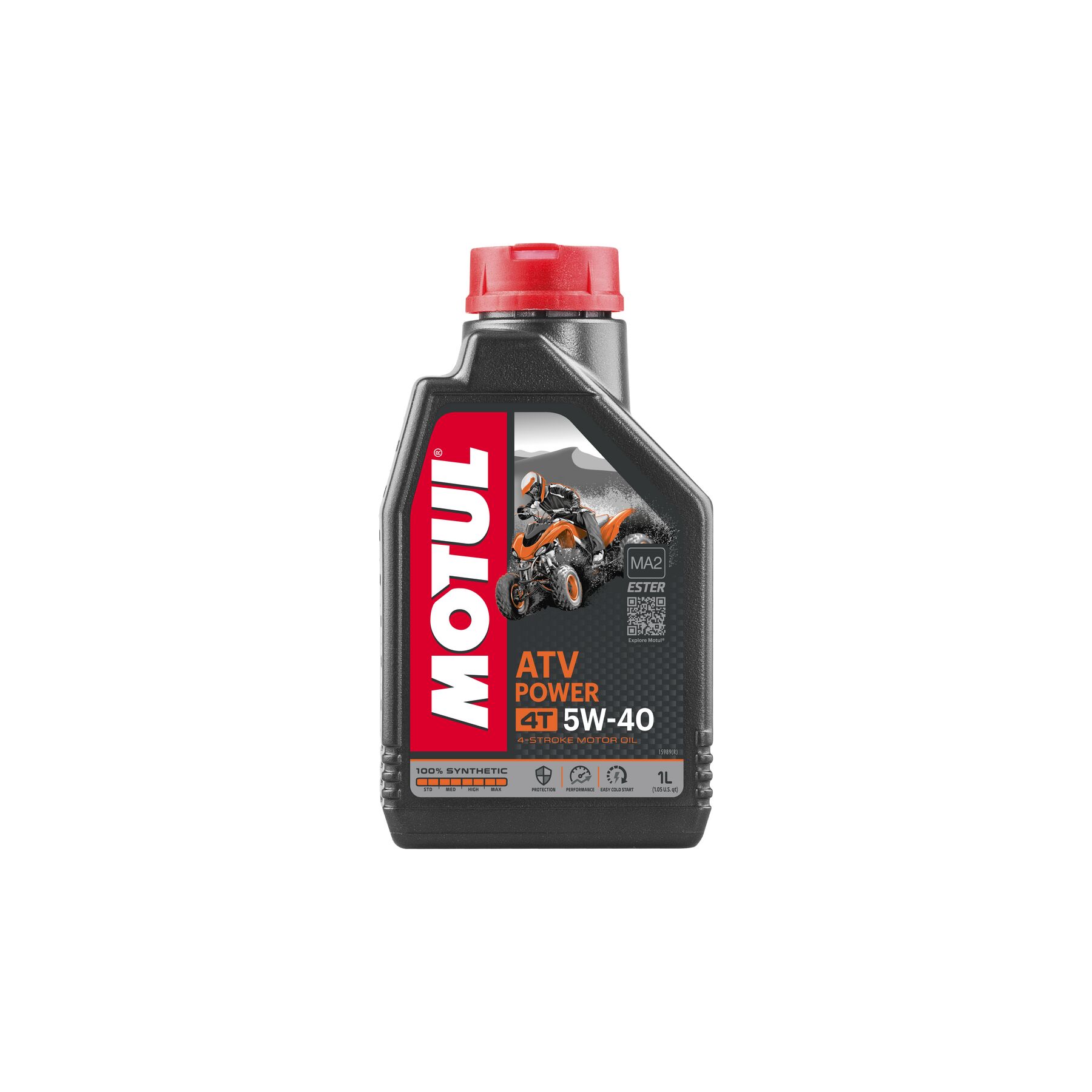 Motul ATV Power 4T 5W40 Engine Oil - 1 Liter