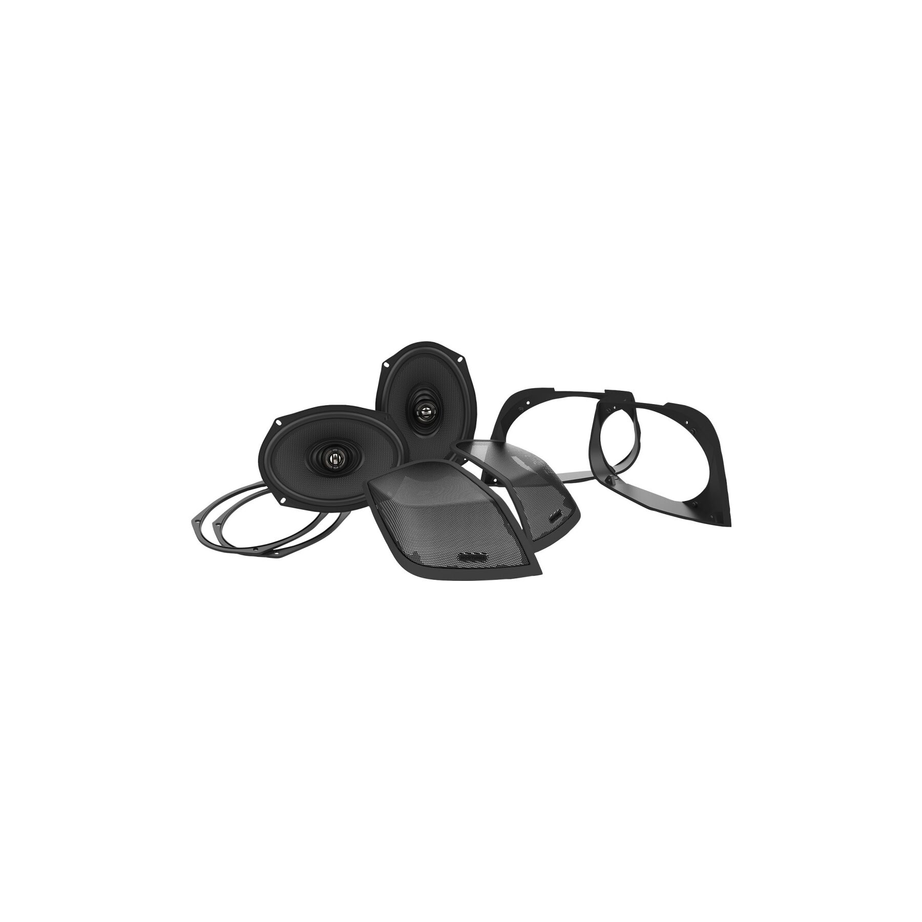 Hogtunes Cut-In Lid Kit With 6 x 9 Speakers For Harley Touring 2014-20