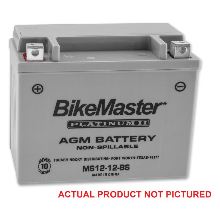 BikeMaster MS12-14B-4 AGM Platinum II Battery