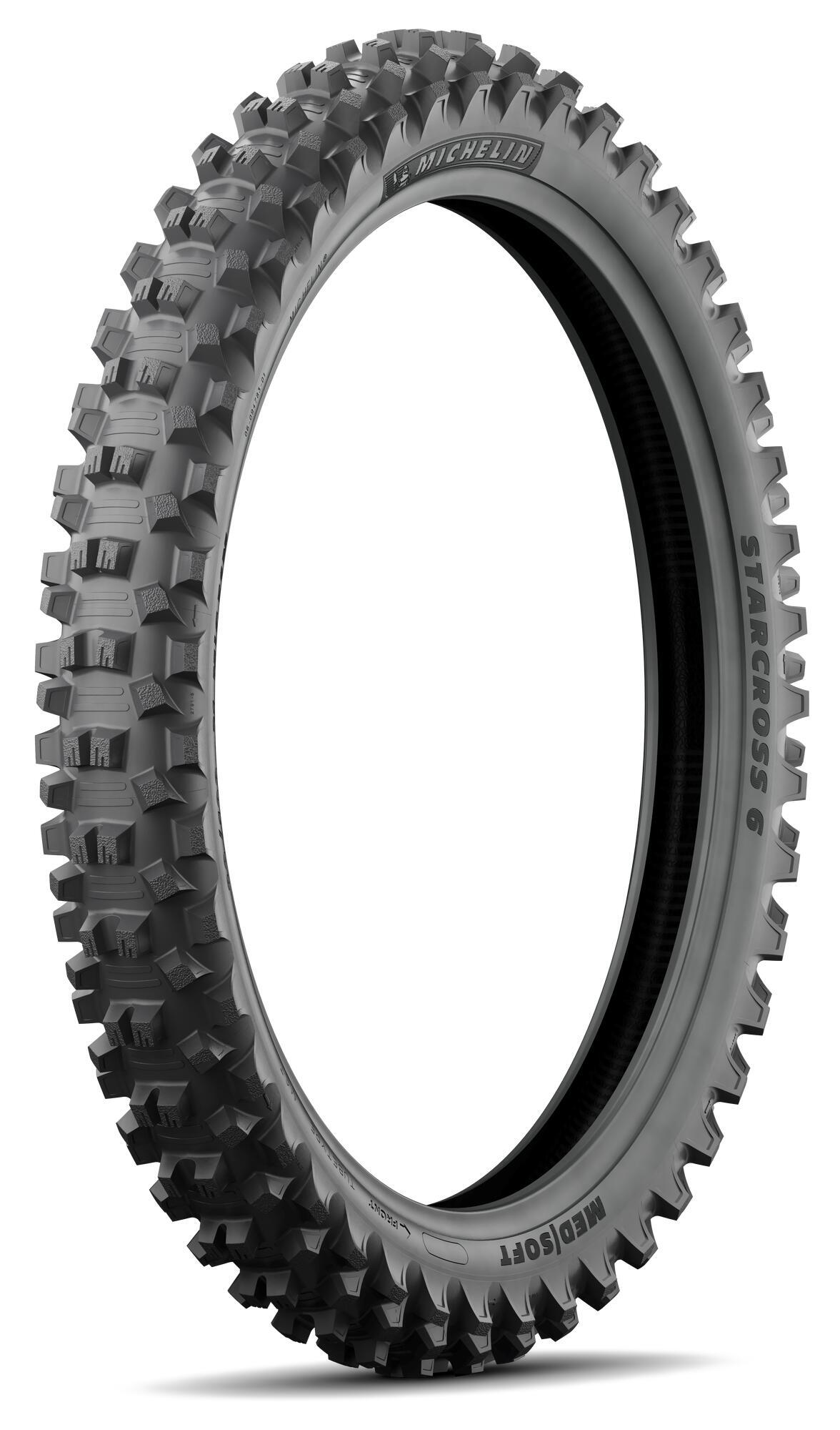 Michelin StarCross 6 Medium Soft Terrain Tires Front 80/100-21