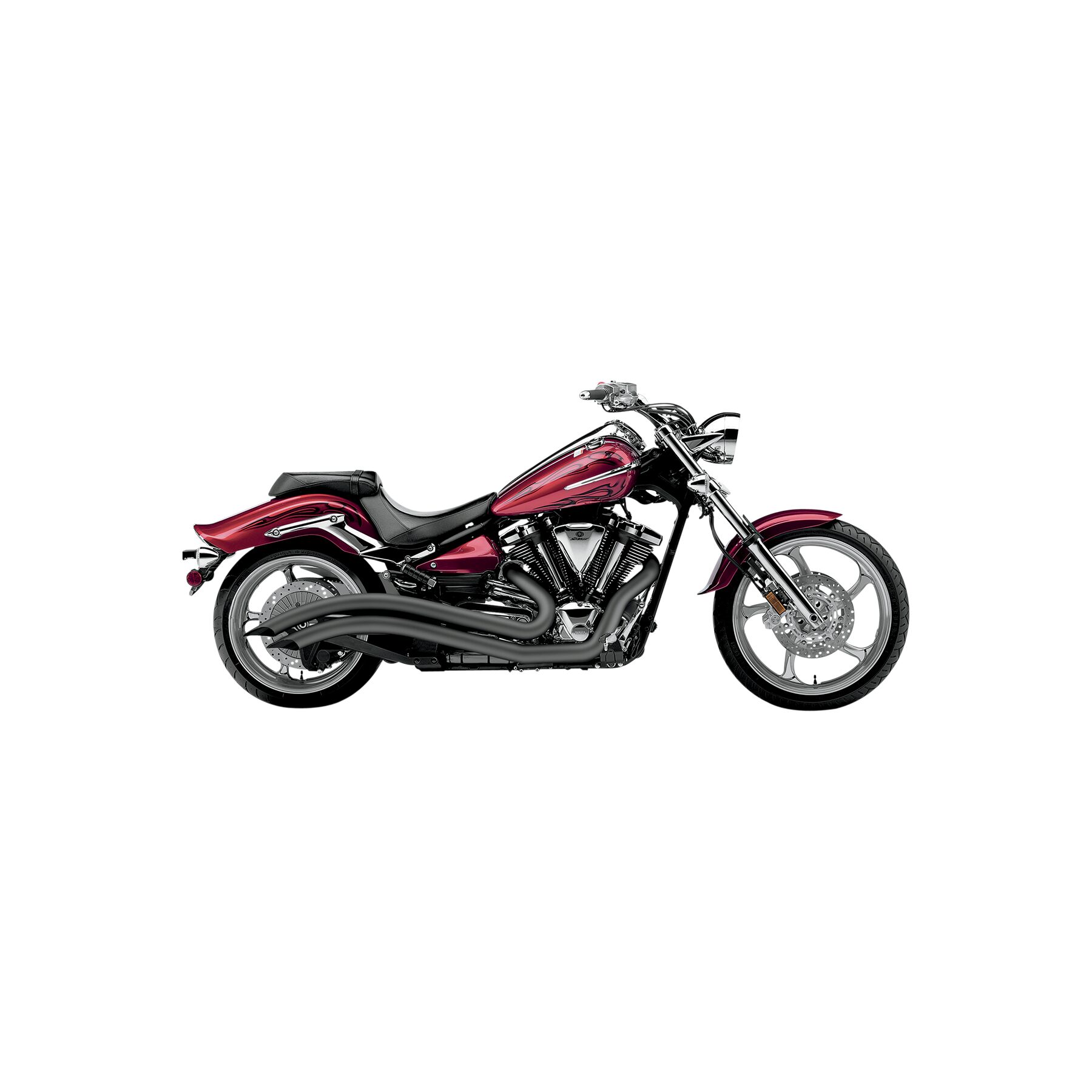 Cobra Speedster Swept Exhaust Yamaha Raider XV1900C 2008-2014