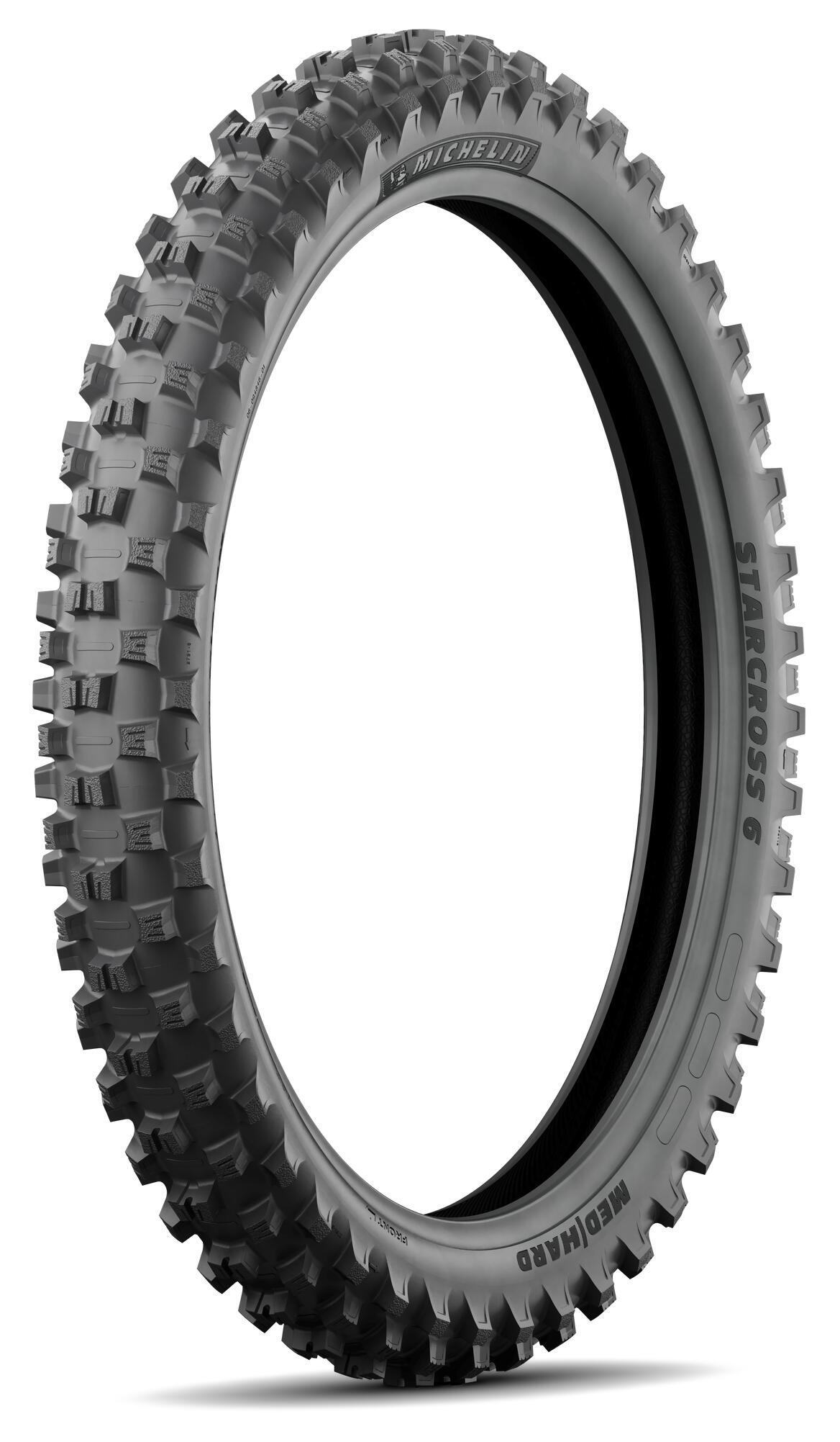 Michelin StarCross 6 Medium Hard Terrain Tires Front 80/100-21