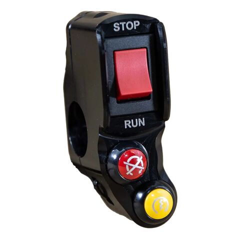 Woodcraft RH Race Handlebar Switch With Keyswitch Elimination Harness Yamaha MT-07 2018-2020