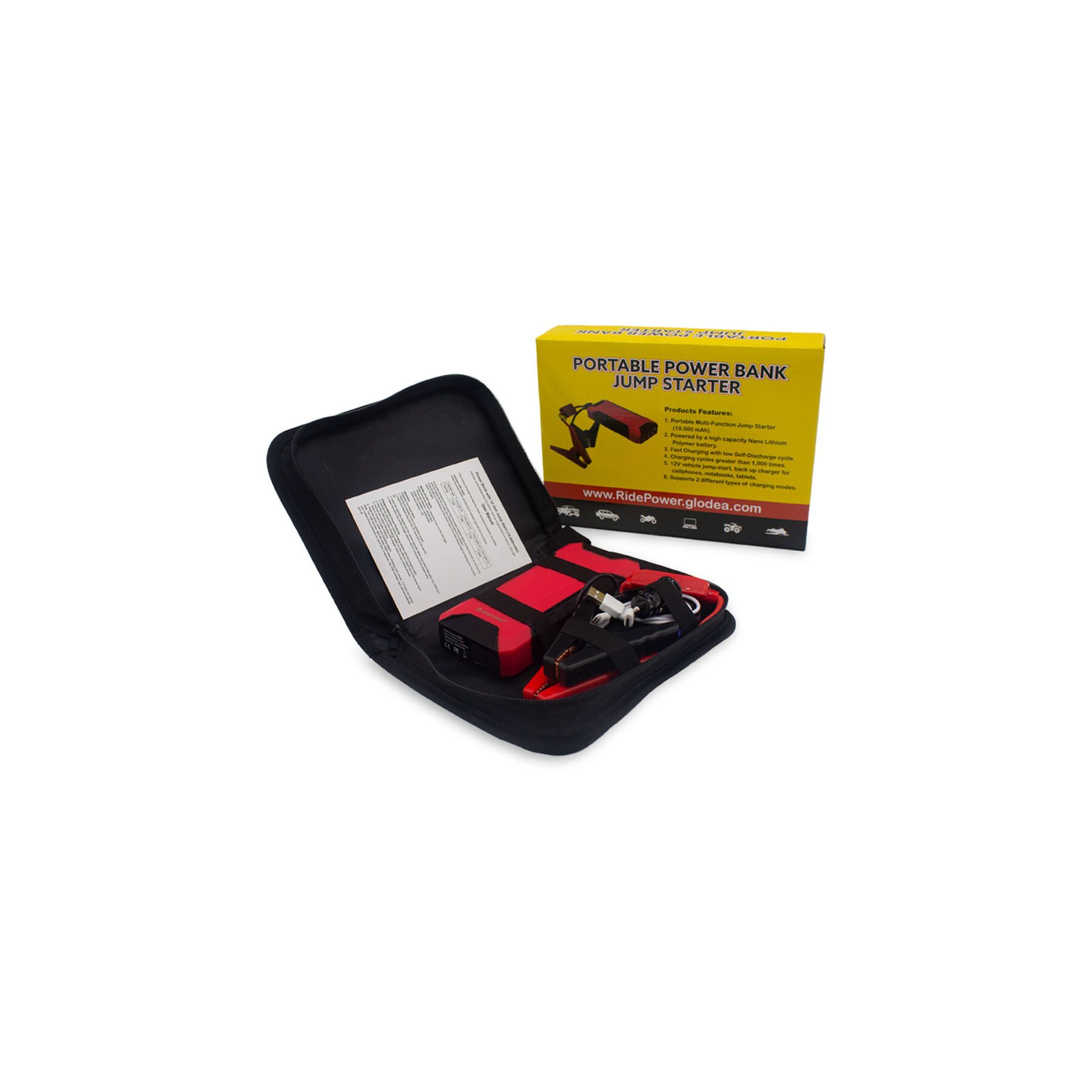 RidePower Portable Power Bank Jump Starter