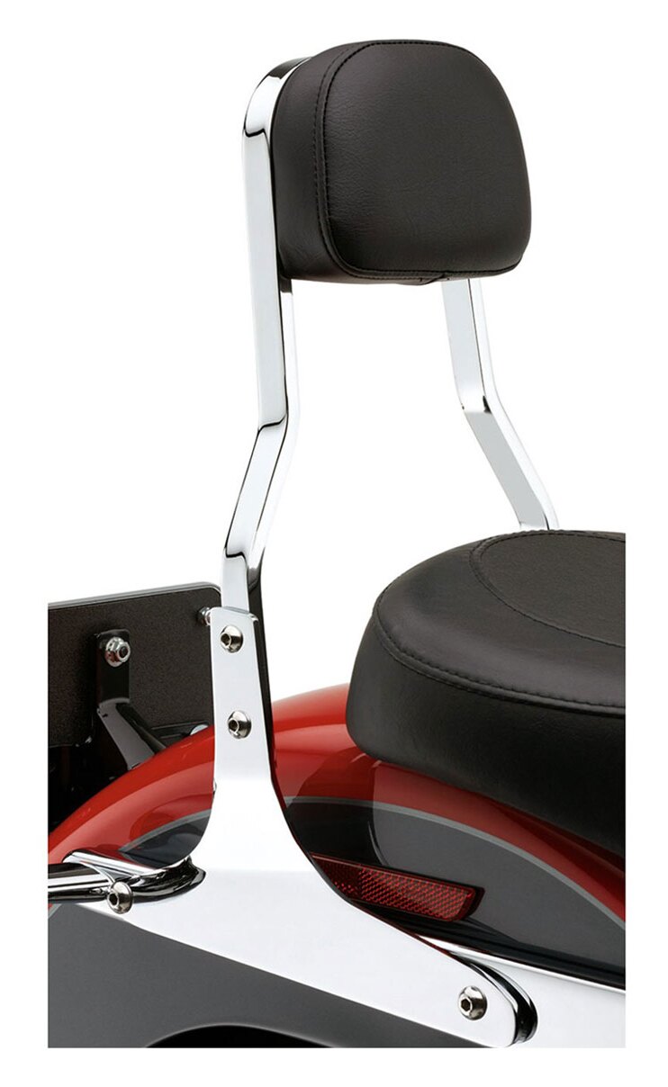Cobra Standard Square Sissy Bar with Pad For Harley Softail 20002017