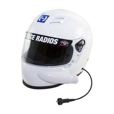 PCI Race Radios Wired HJC H10 RaceAir Helmet