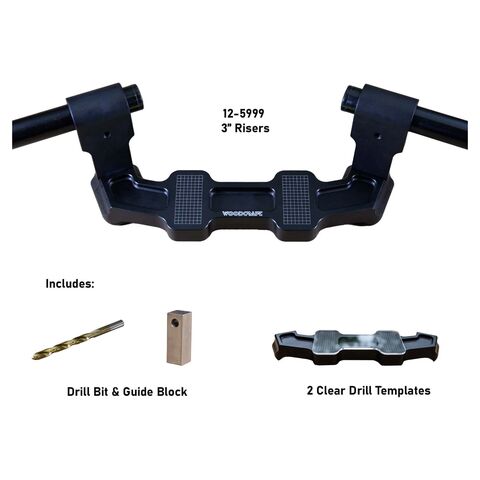 Woodcraft Universal Clip-On Risers w/ Adapter Plate