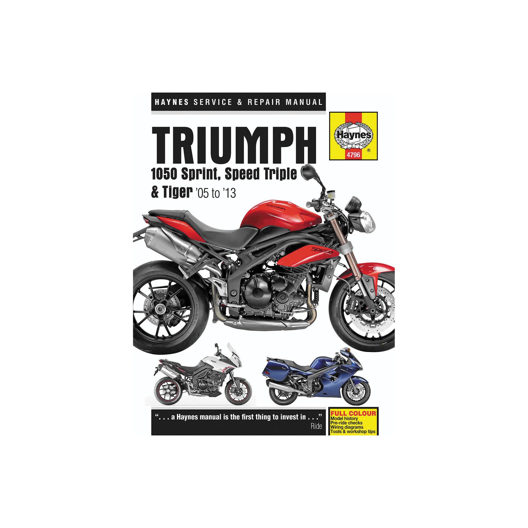 Haynes Manuals Manual Triumph Speed Triple / Sprint ST / Tiger 1050 20
