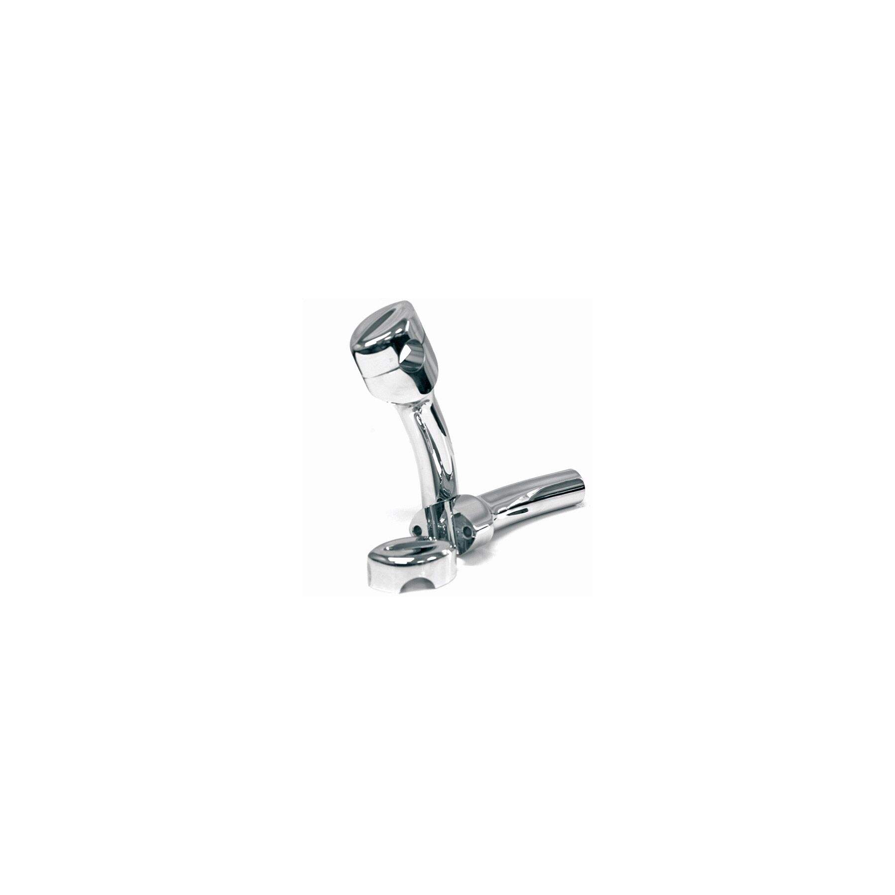 LA Choppers 5-1/2 Hefty Mohawk Chrome Risers with 1-3/4 Pullback