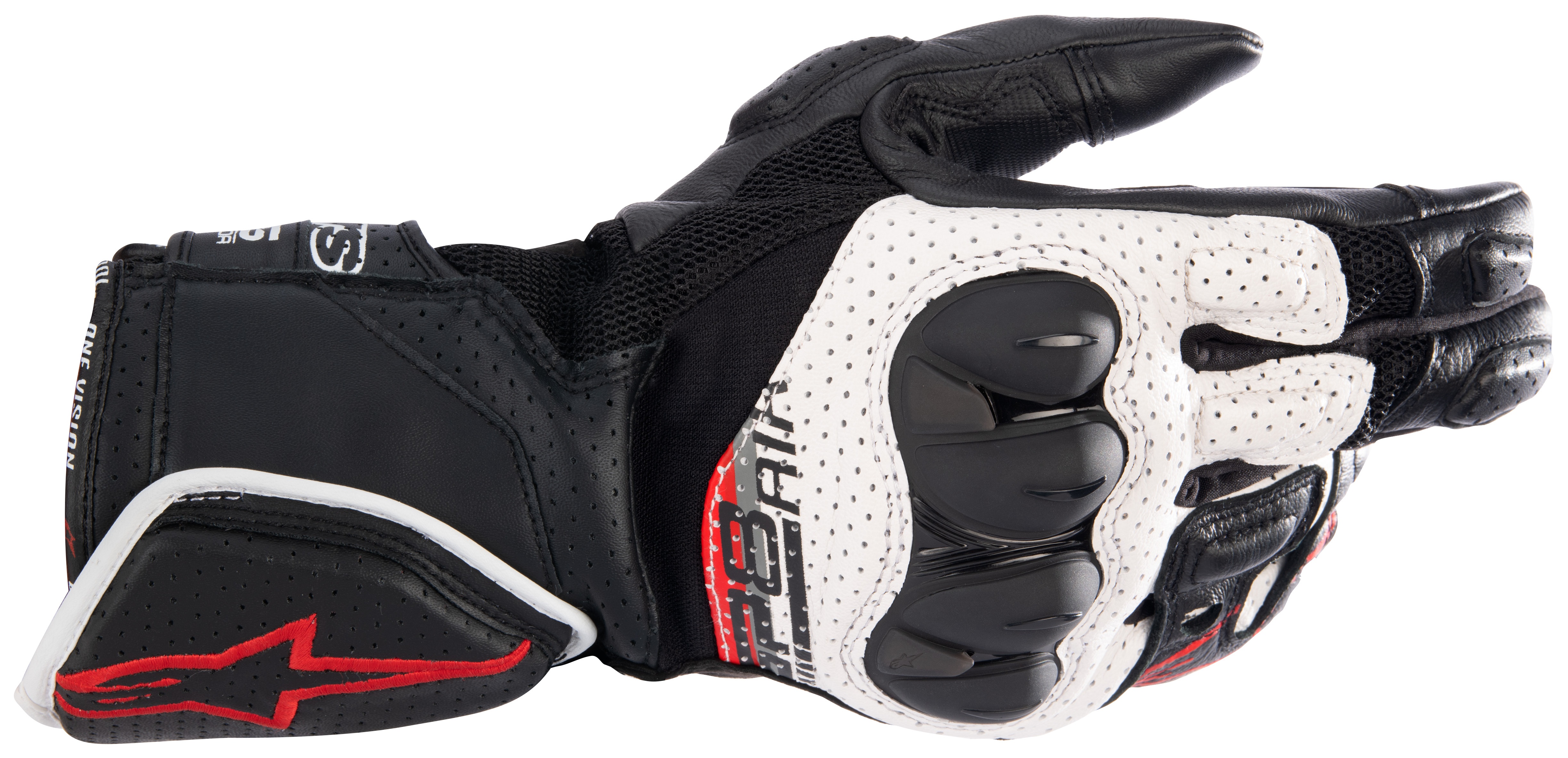 GUANTE ALPINESTARS SP-8 V3 BLACK FLUO RED