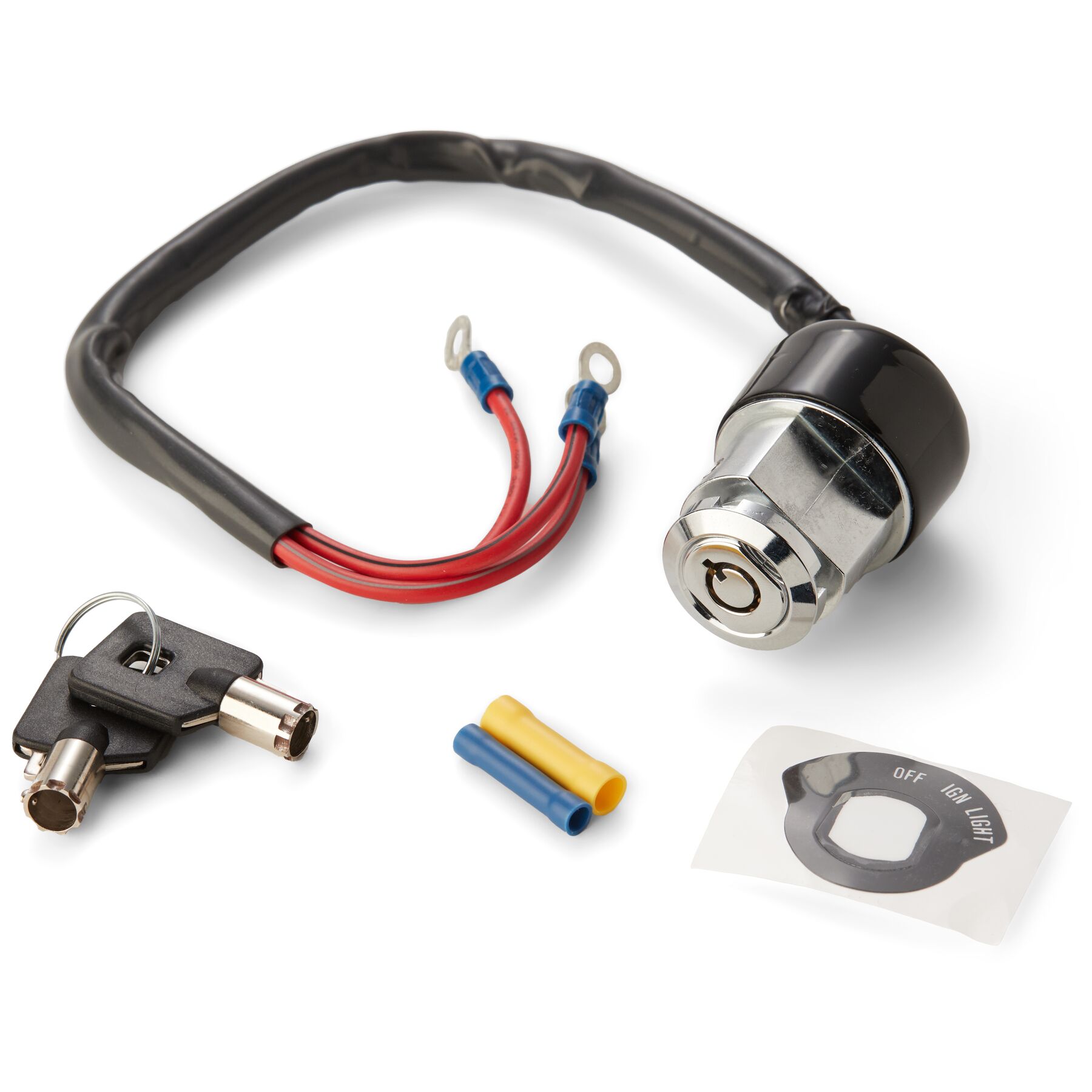 Milwaukee Twins Custom Round Key Ignition Switch For Harley FX / XL 19
