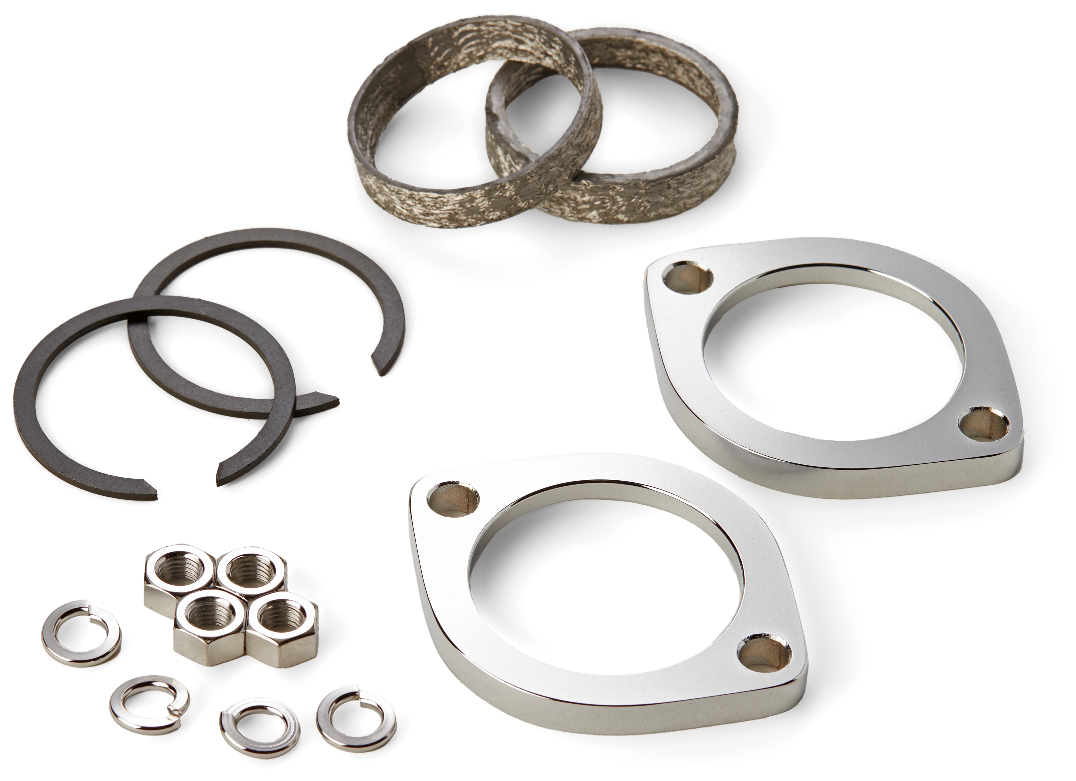 Milwaukee Twins Exhaust Flange Installation Kit For Harley Big Twin