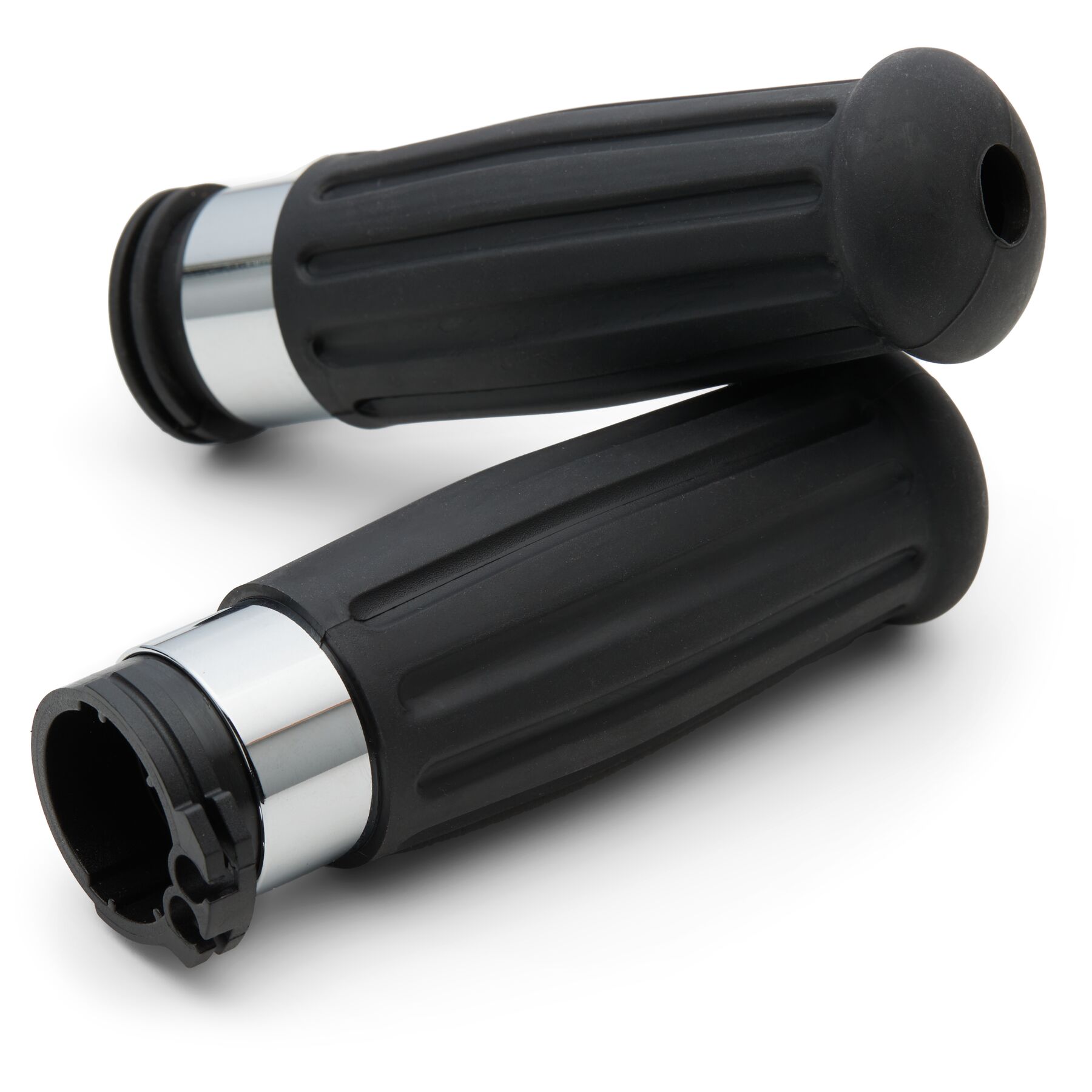 Milwaukee Twins Nostalgic Style Grip Set For Harley With Dual Cable Th