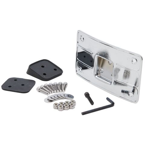 Milwaukee Twins Curved License Plate Bracket