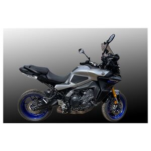 Zijdelingse tankbeschermers van hars, 3D, compatibel met Yamaha Tracer 9 GT 2023 L-160 (grijs
