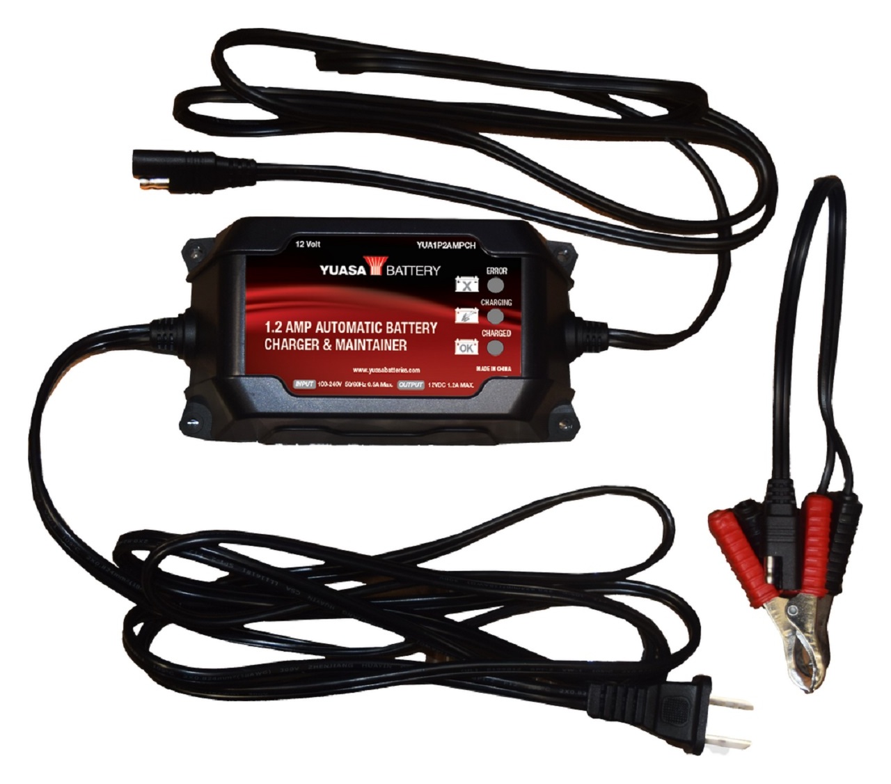 Yuasa 1.2 Amp Automatic Battery Charger & Maintainer 11 (7.89) Off