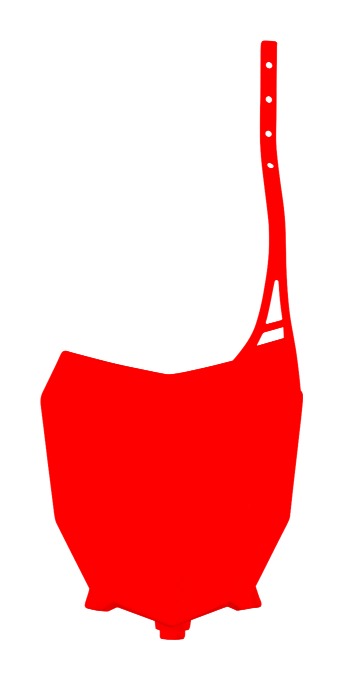 UFO Front Number Plate Honda CRF110F 2019-2025 N/A