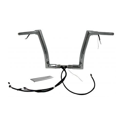 Fat Baggers Inc. 1 1/2" Wired Flat Top Handlebar Kit For Harley Road Glide 2016-2020
