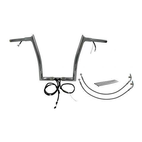 Fat Baggers Inc. 1 1/4" Wired Pointed Top Handlebar Kit For Harley FLTRX / S 2015