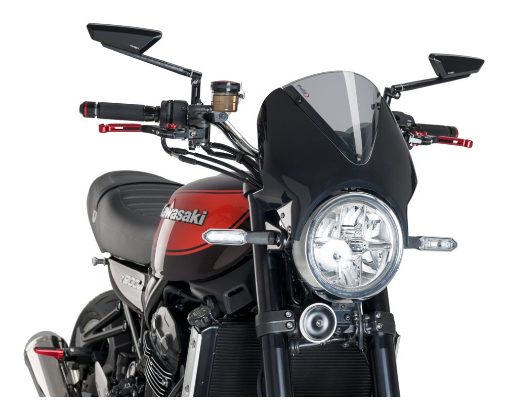 Puig Vision Windscreen Kawasaki Z900RS /SE 2018-2025 Black Fairing