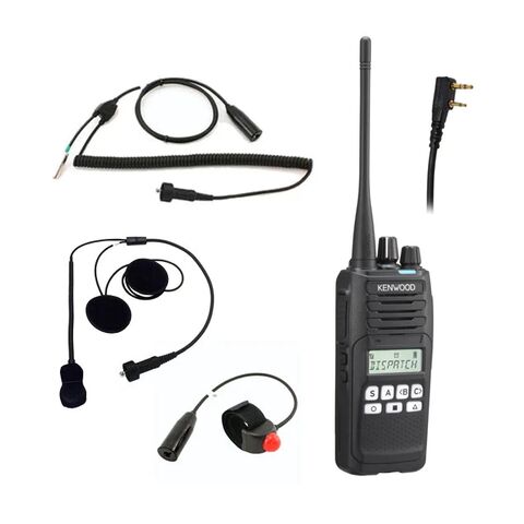 PCI Race Radios Kenwood Nx-1200 HH Radio Helmet PTT Kit