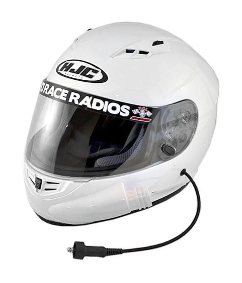 PCI Race Radios RaceAir Elite / Trax Wired HJC CS-R3 Helmet 2XL / Elite Wired