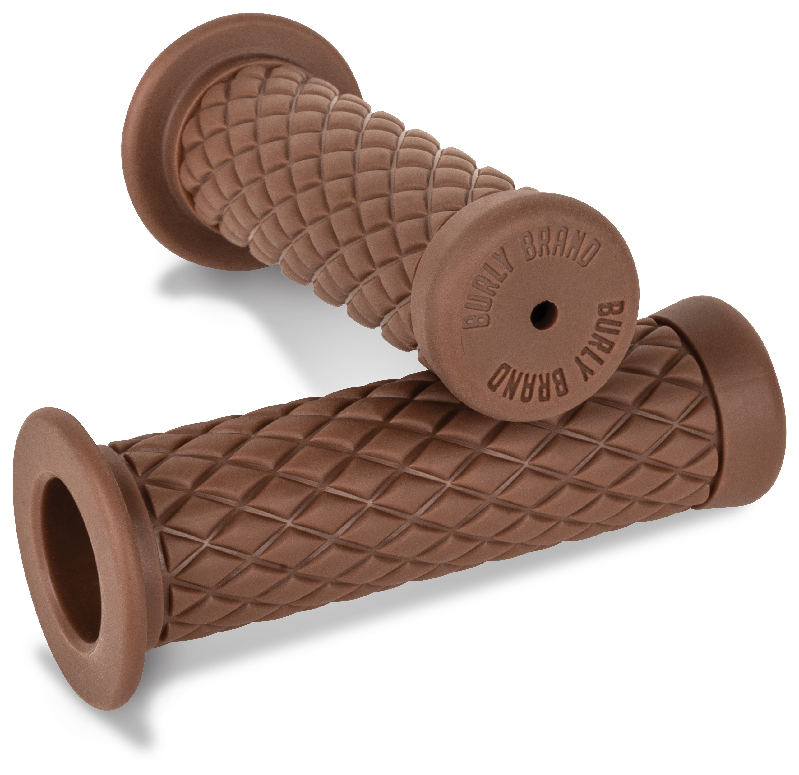 Burly Brand Rubber Diamondback Grips For 1" bars