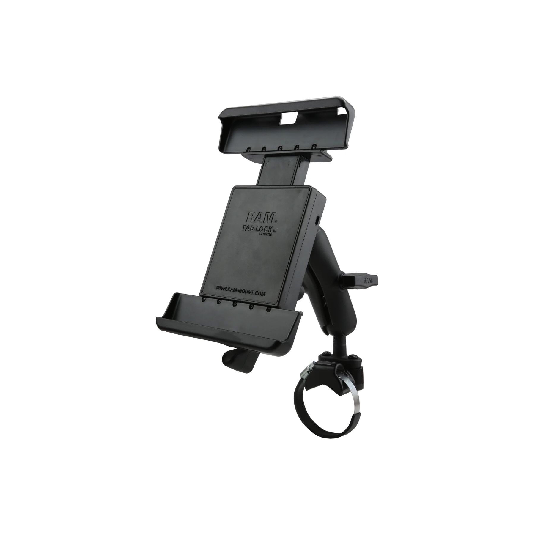 RAM Mounts ATV / UTV Rail Mount For 10 Tablets With Heavy Duty Cases