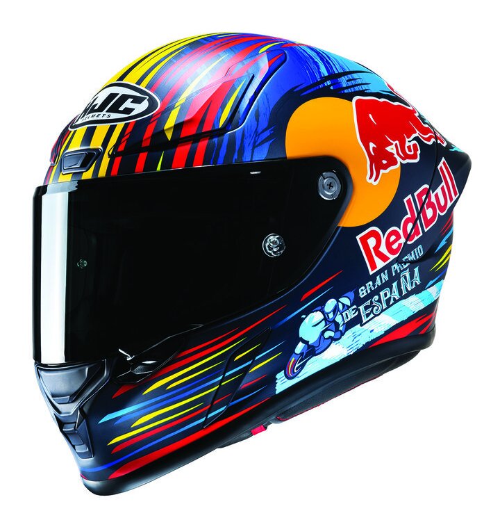 HJC RPHA1N レッドブル オースティンGP SIZE:XL HJC RPHA 1N Red Bull Austin GP Motorcycle Helmet Blue/Red XL