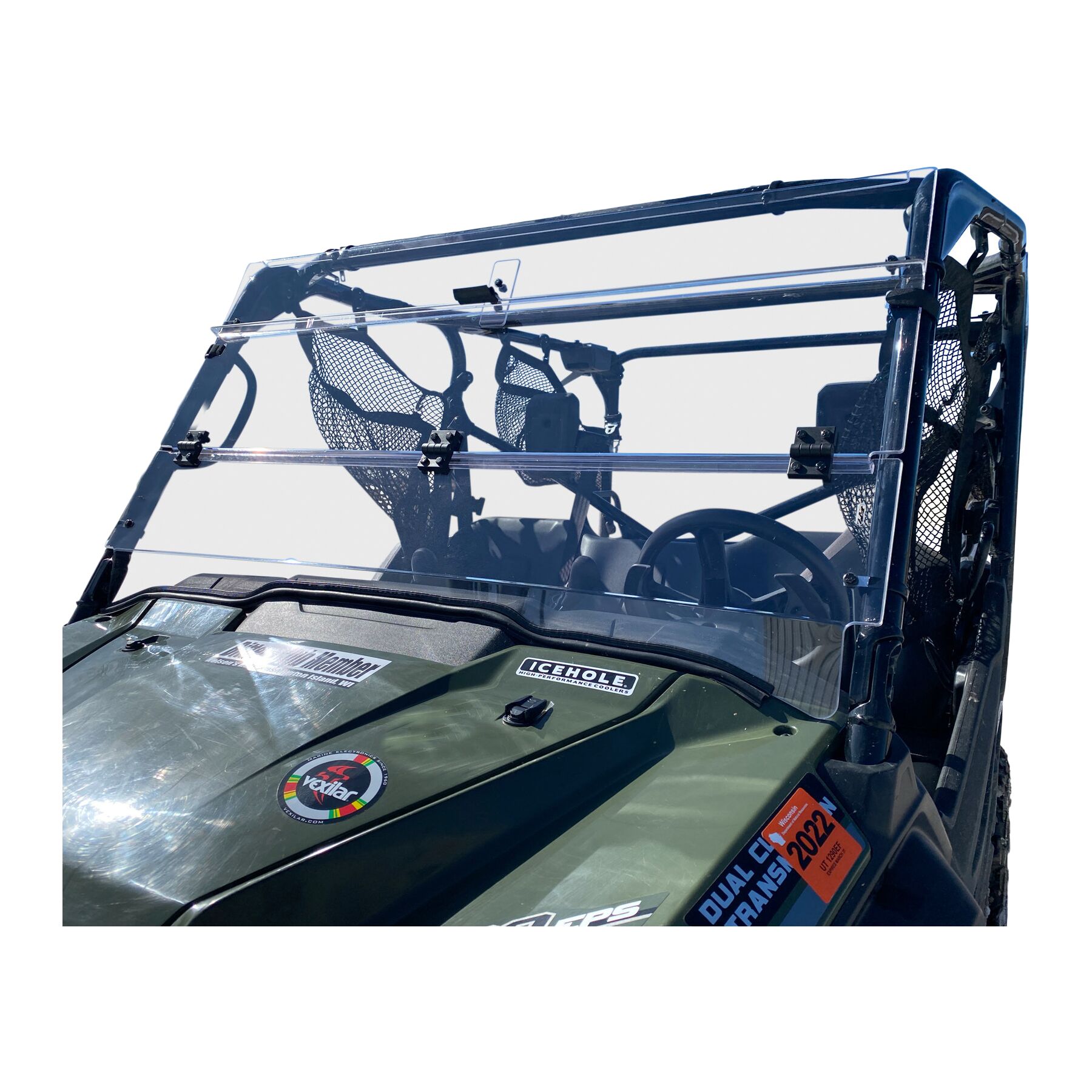 Open Trail Gen 2 Folding Windshield Honda Pioneer 1000 2016-2024