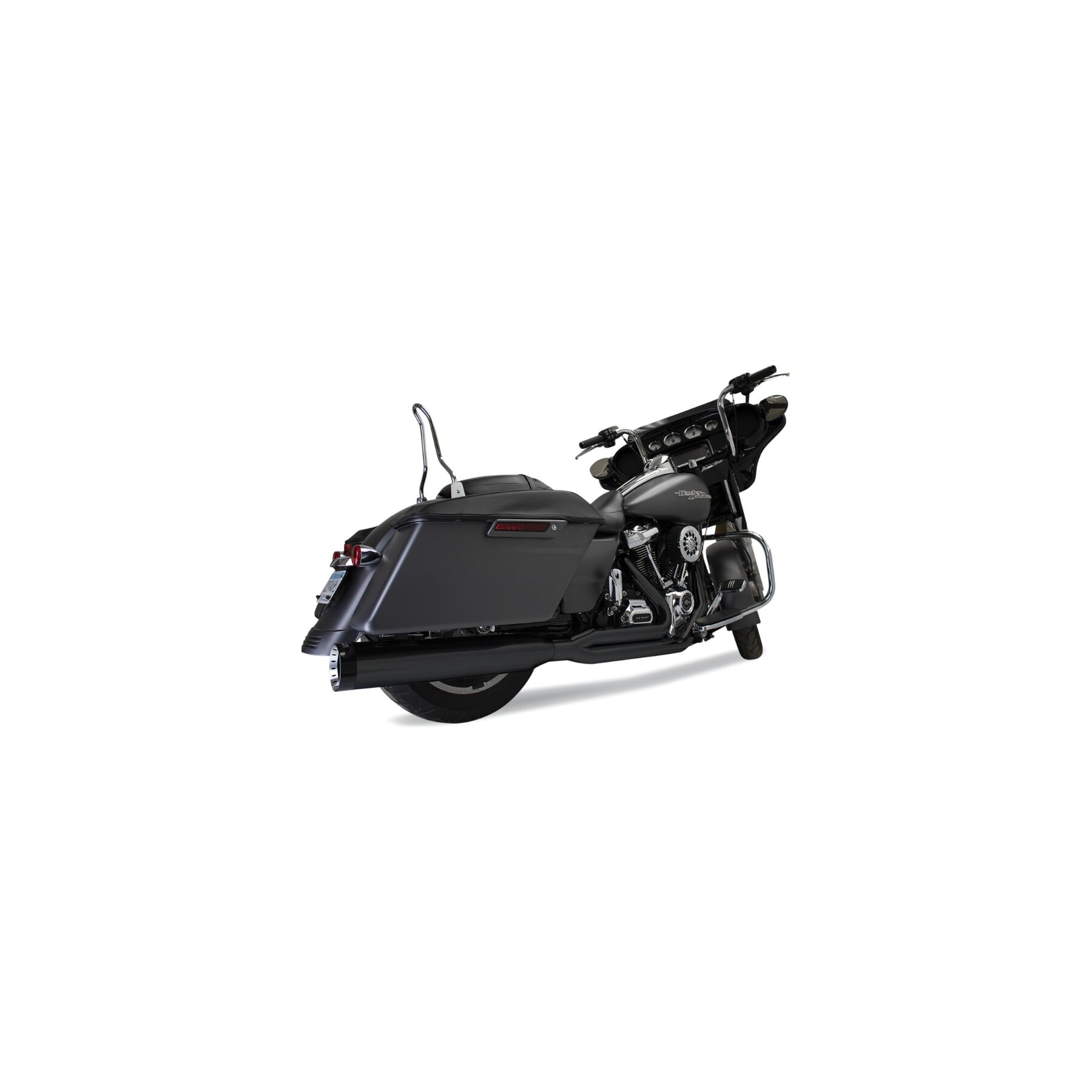 Khrome Werks Outlaw 2 into 1 Exhaust For Harley Touring 2017-2026