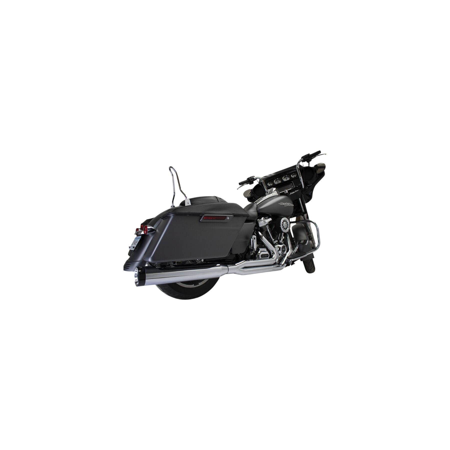 Khrome Werks Outlaw 2 into 1 Exhaust For Harley Touring 2017-2023