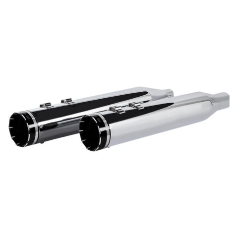 Khrome Werks HP-Plus 4.5" Tracer Tip Slip-On Mufflers For Harley Touring 2017-2026