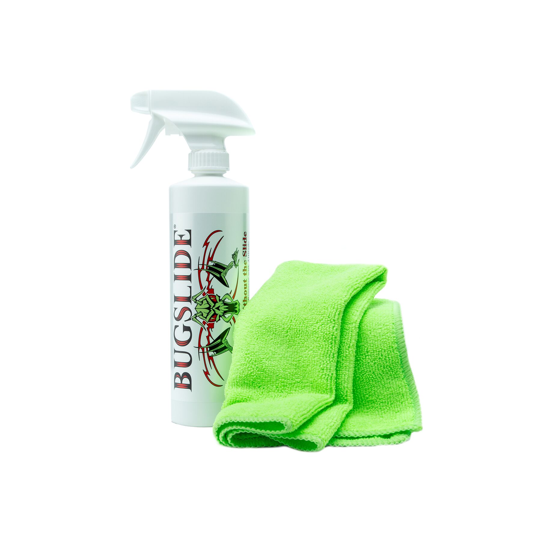 Bugslide Spray Bottle With Polishing Cloth