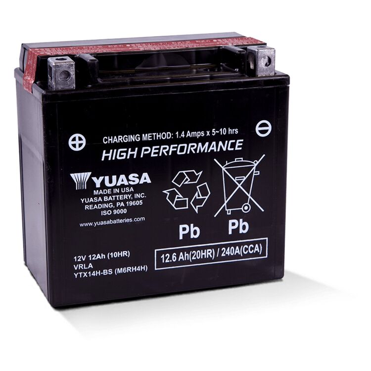 Yuasa YTX14H-BS High Performance AGM Battery [Open Box]