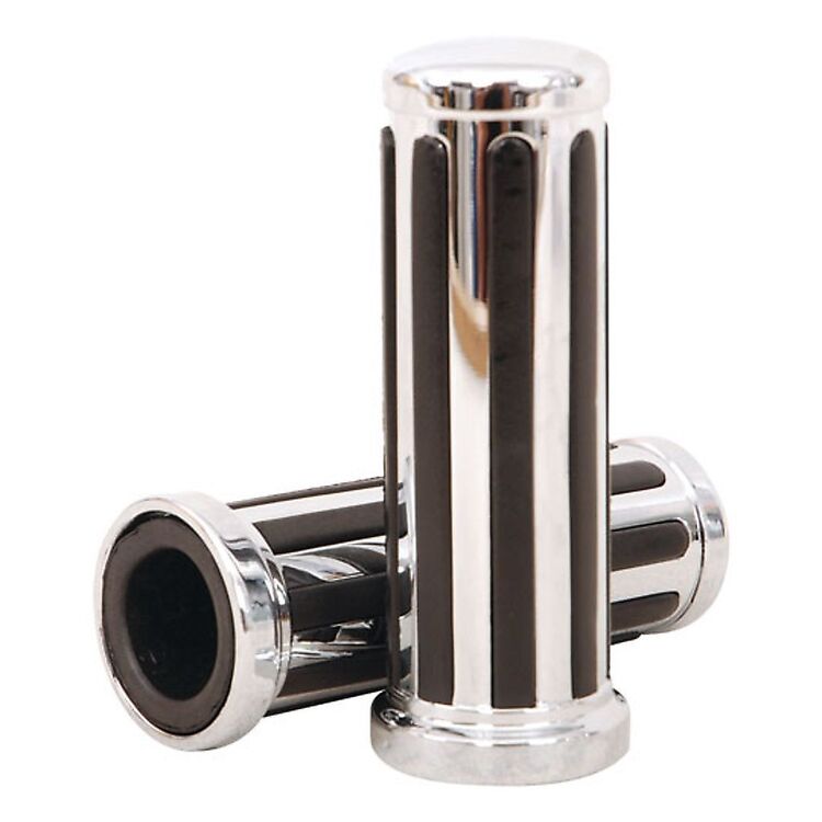 Trackside 1" Custom Rail Grips Chrome [Open Box]