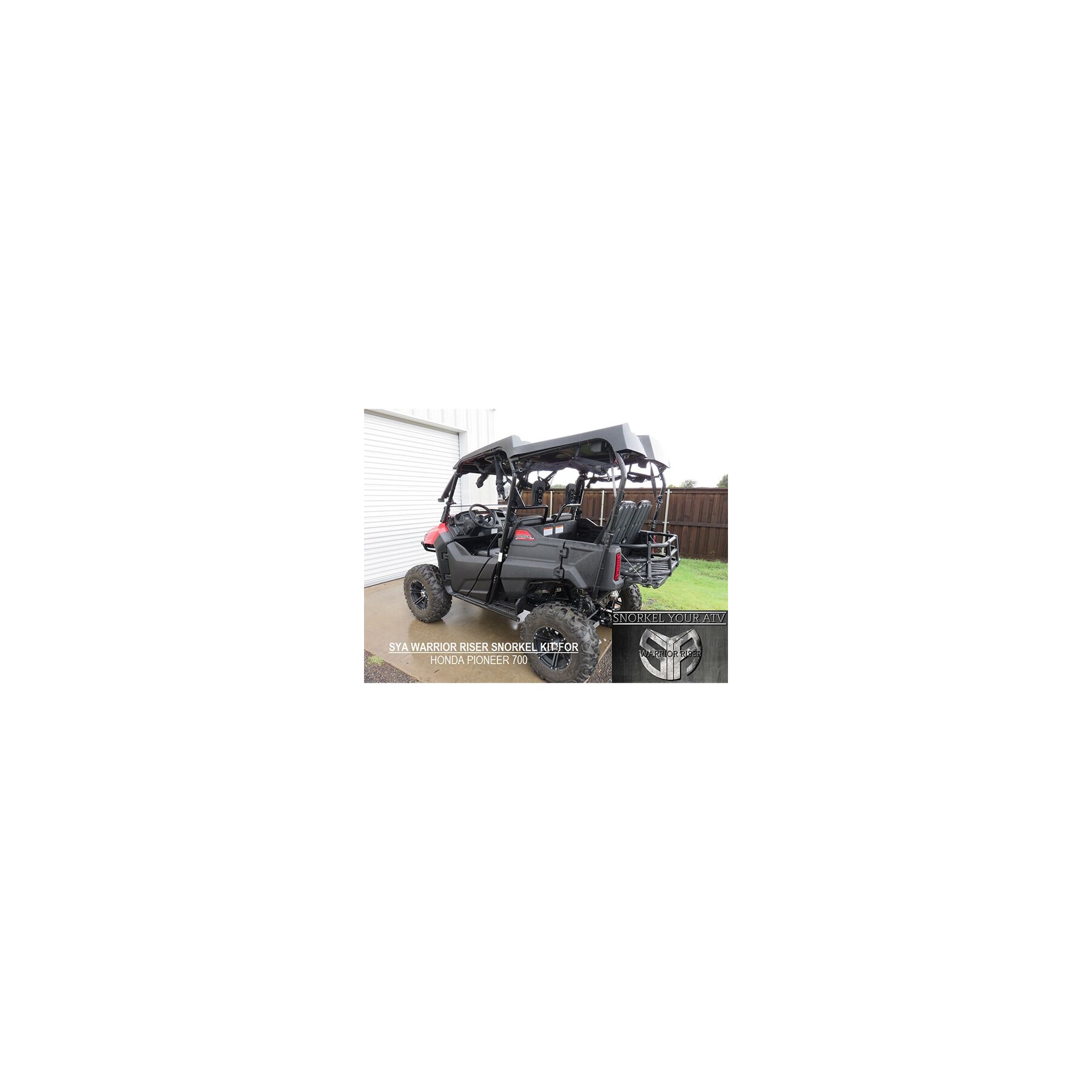 Snorkel Your ATV Warrior Riser Snorkel Kit Honda Pioneer 700 2014-2024