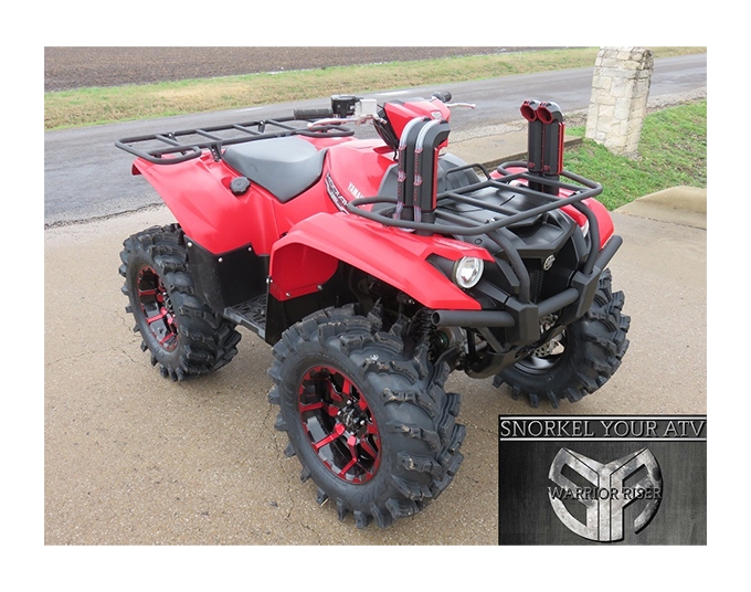 Snorkel Your ATV Warrior Riser Snorkel Kit Yamaha Kodiak / Grizzly 2016 ...