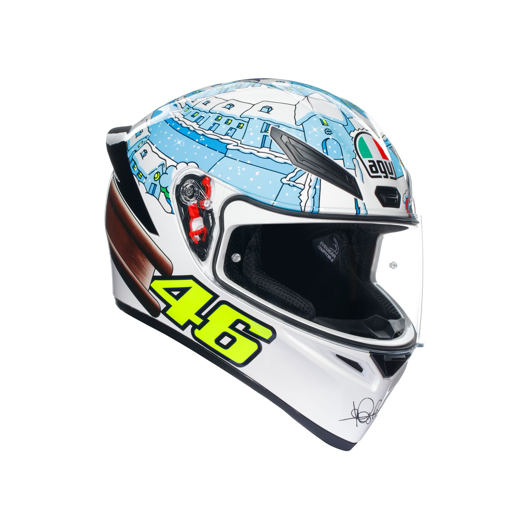 AGV K1 S Rossi Winter Test 2017 Helmet (2XL)