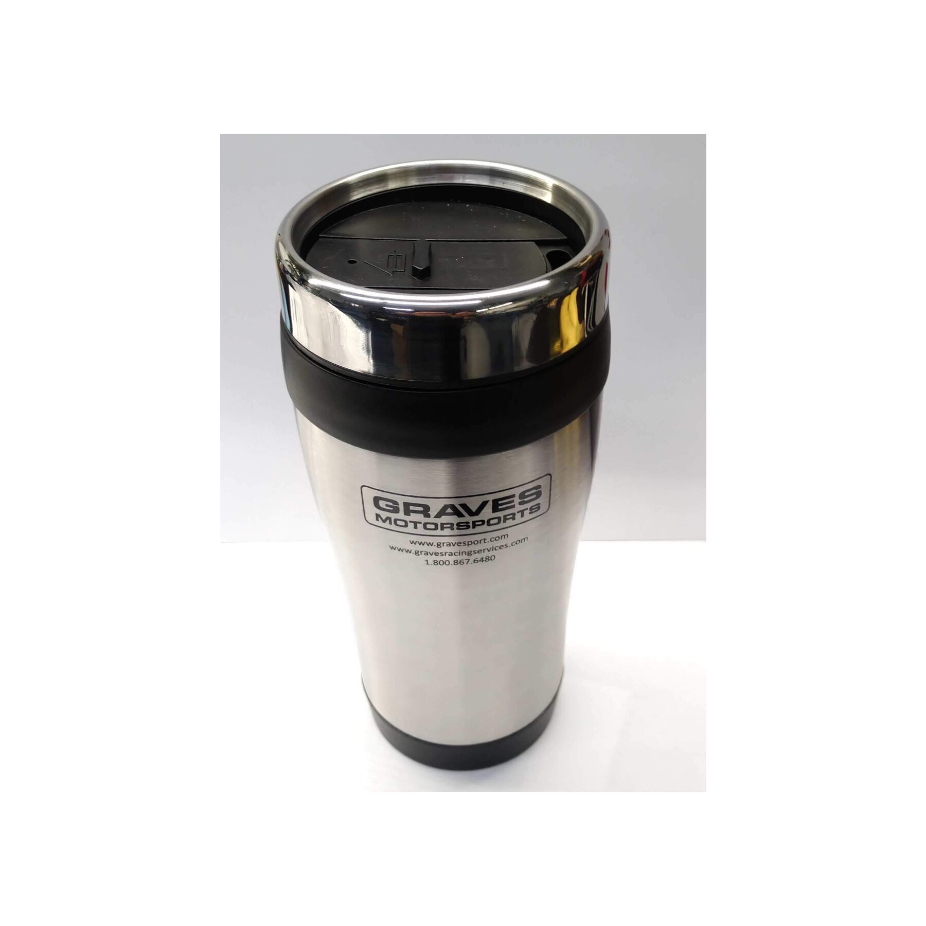 Graves Motorsports Travel Tumbler