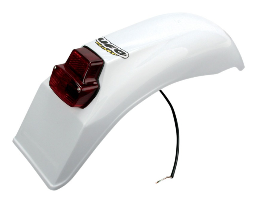 UFO Universal Vintage Enduro Rear Fender - RevZilla