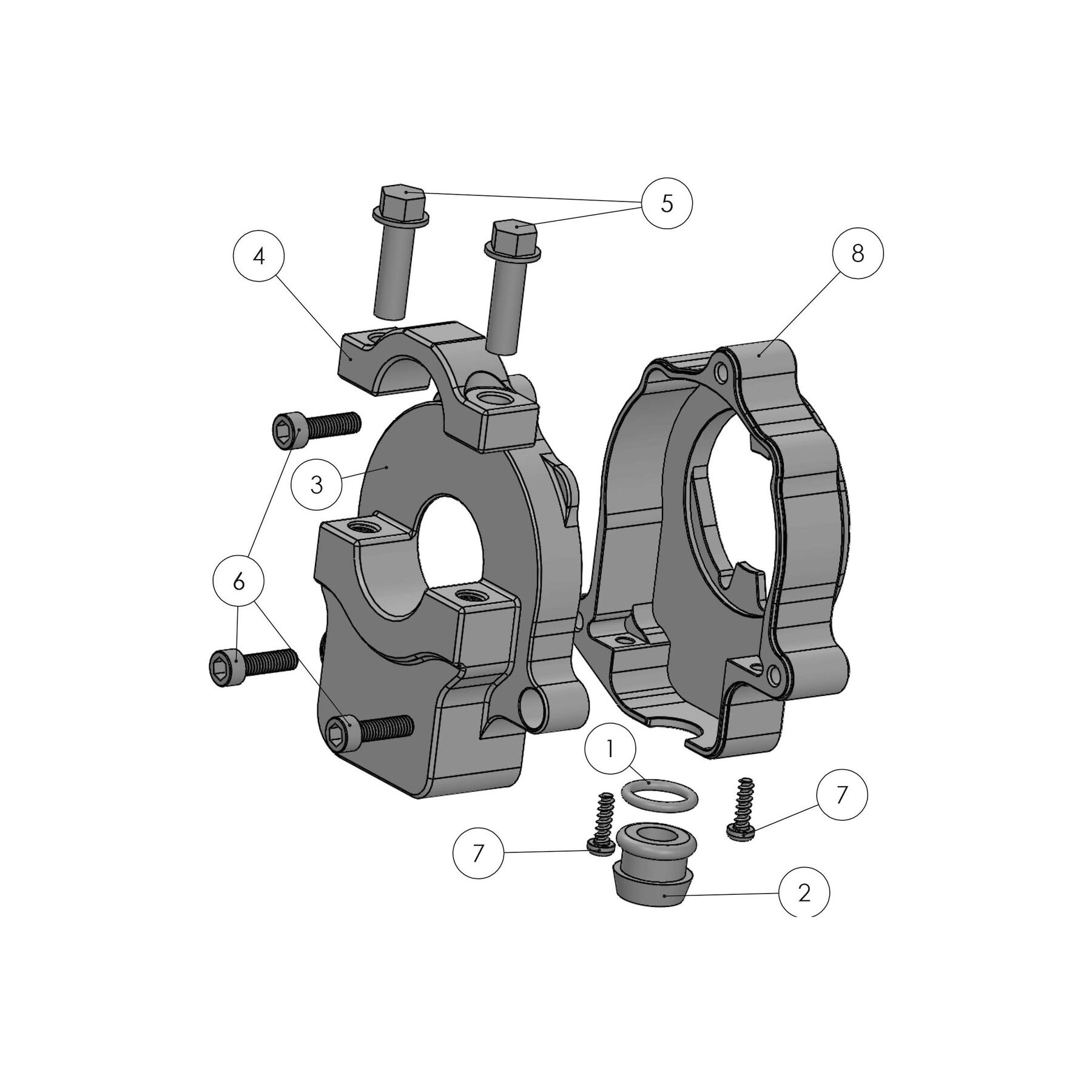 Graves Motorsports Switchless Throttle Tube Housing Kawasaki ZX-4R / Z