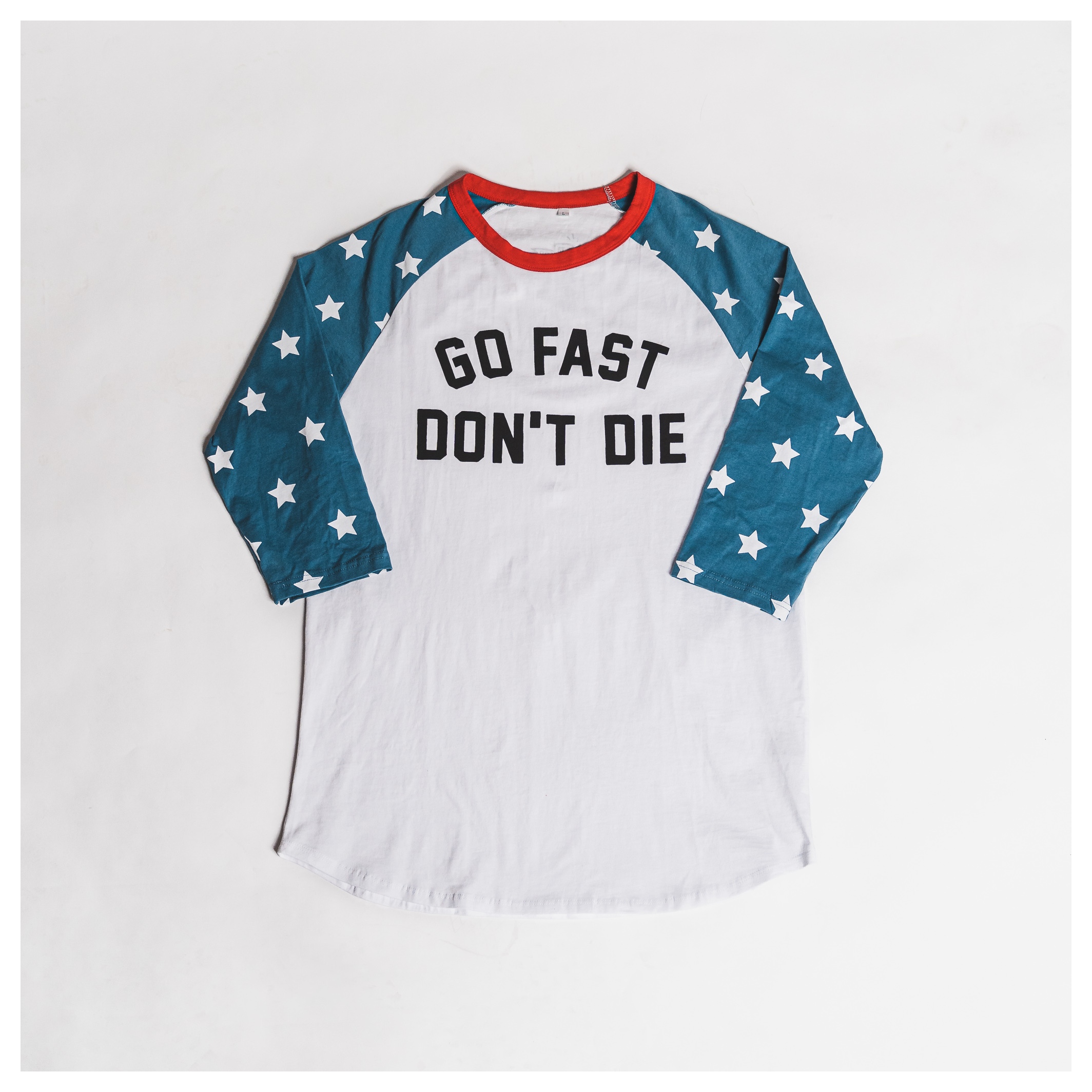 Go Fast Don't Die American Dreamer 3.0 Baseball T-Shirt | 10% ($4.50 ...