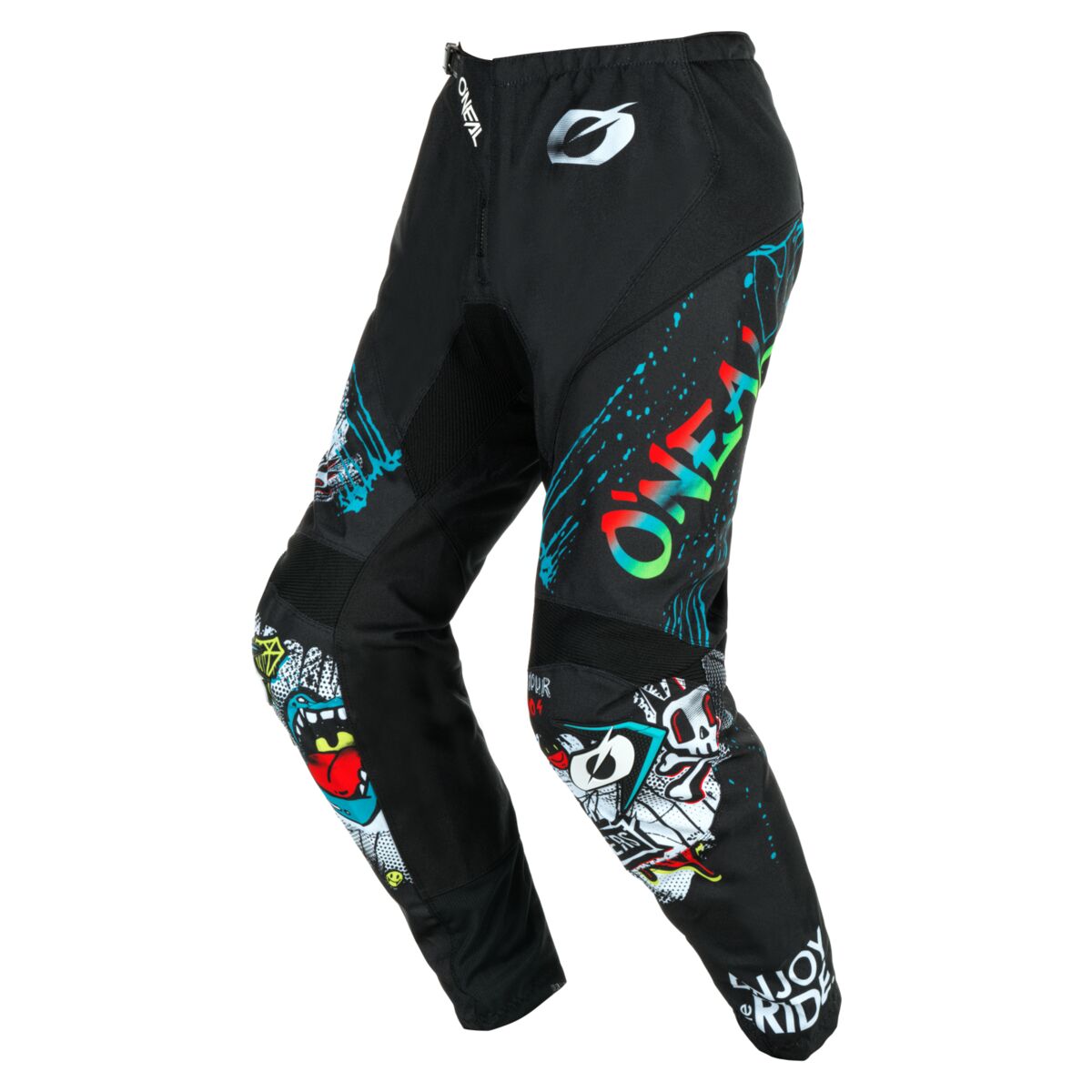 Motocross Pants O'NEAL Element Attack Mens Pant Black/White 30