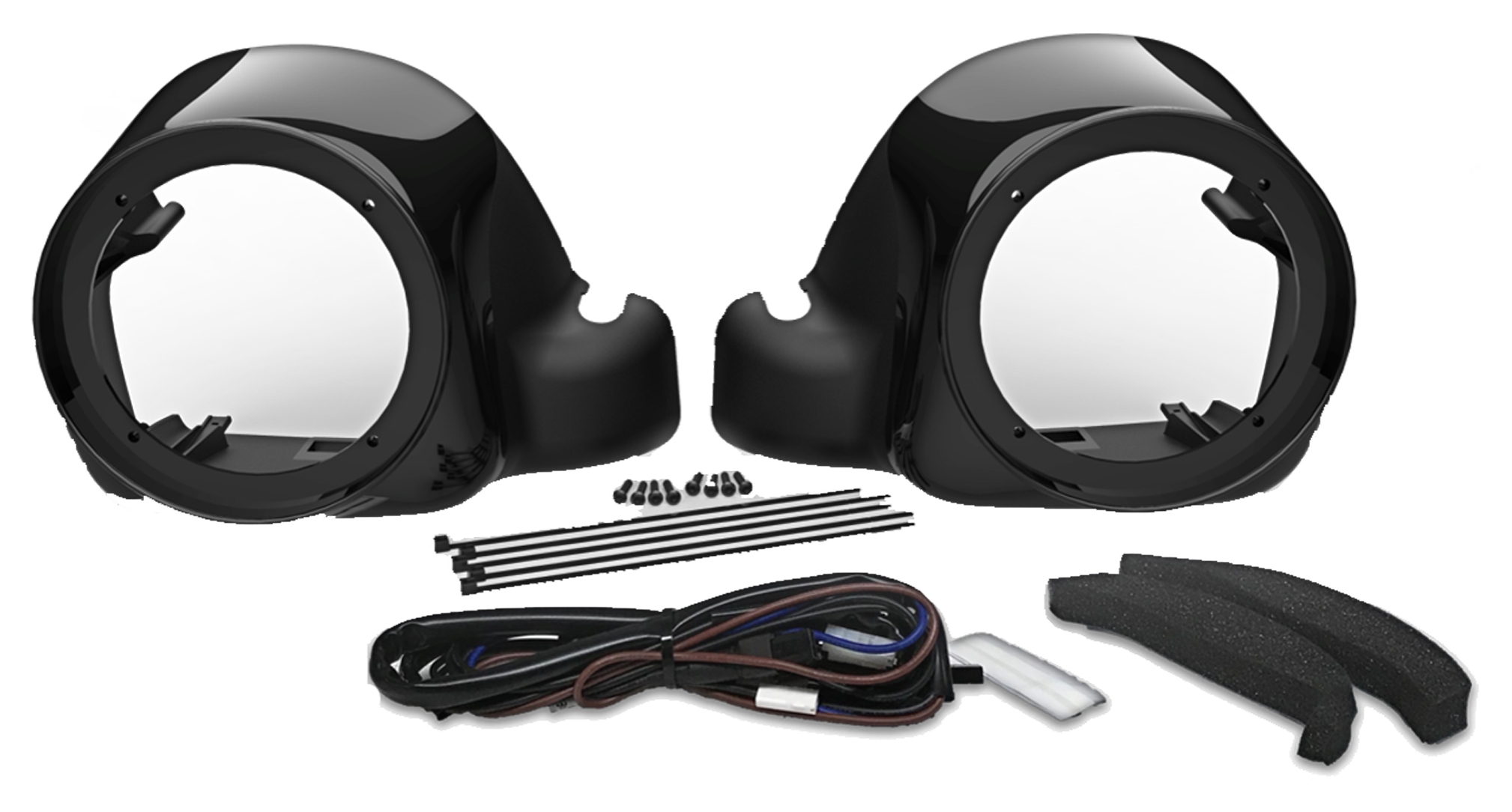 Kenwood Lower Speaker Pods For Harley TwinCooled Touring 20142024