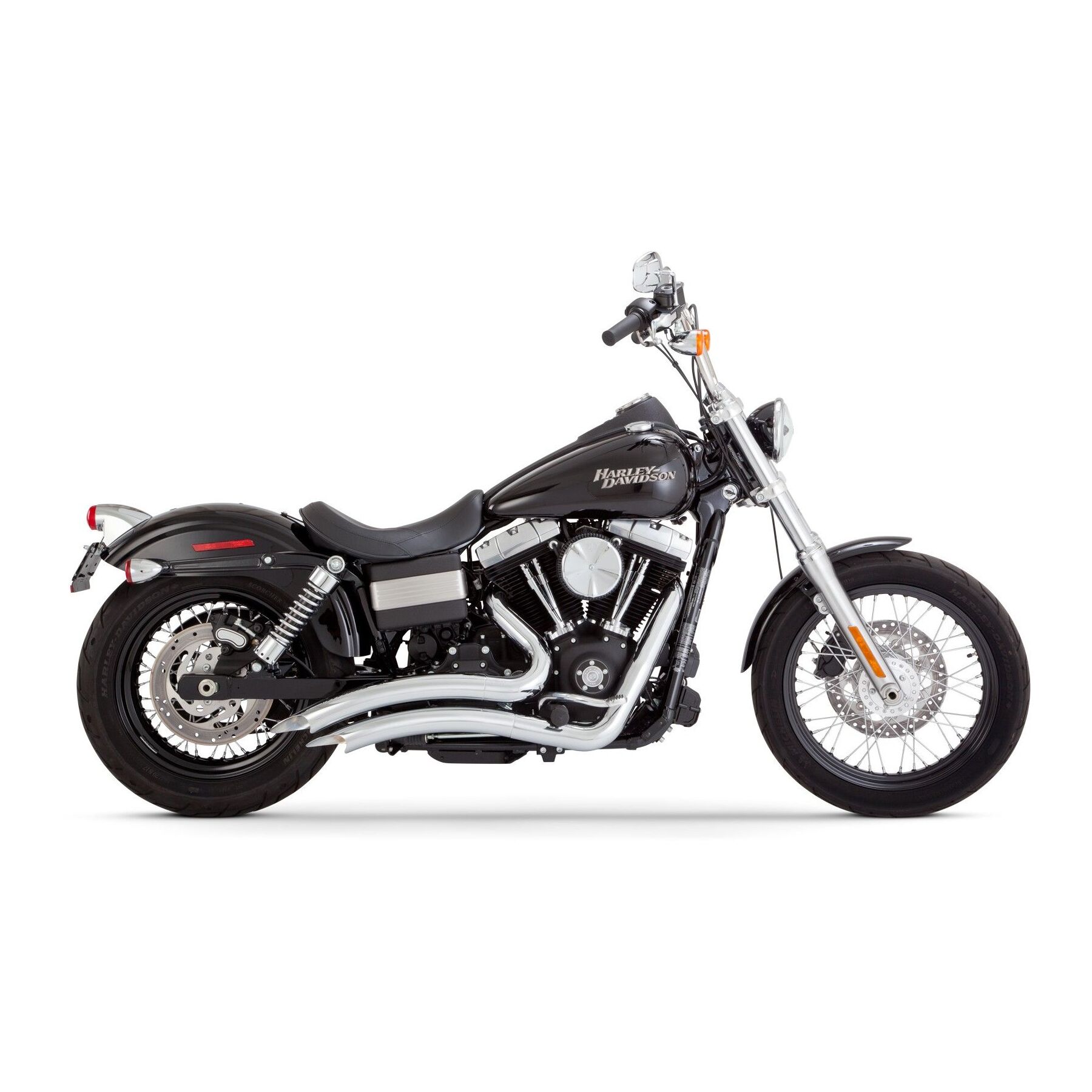 Vance & Hines PCX Big Radius 2-Into-2 Exhaust For Harley Dyna 2006-200