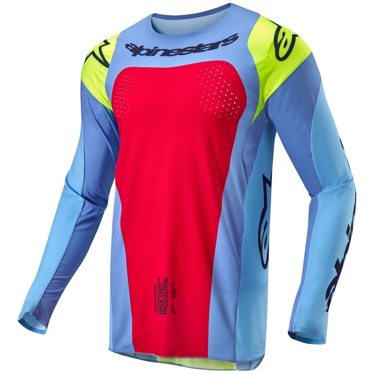 Red/Light Blue/Hi-Viz-Yellow