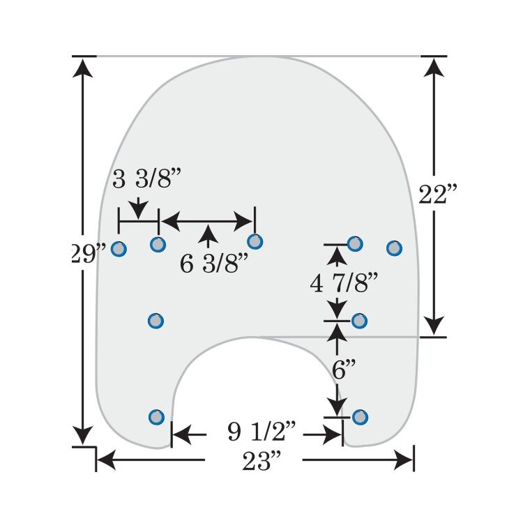Memphis Shades OEM Replacement Windshield For Harley Road King 1994-2023 17" / Black Smoke [Previously Installed]